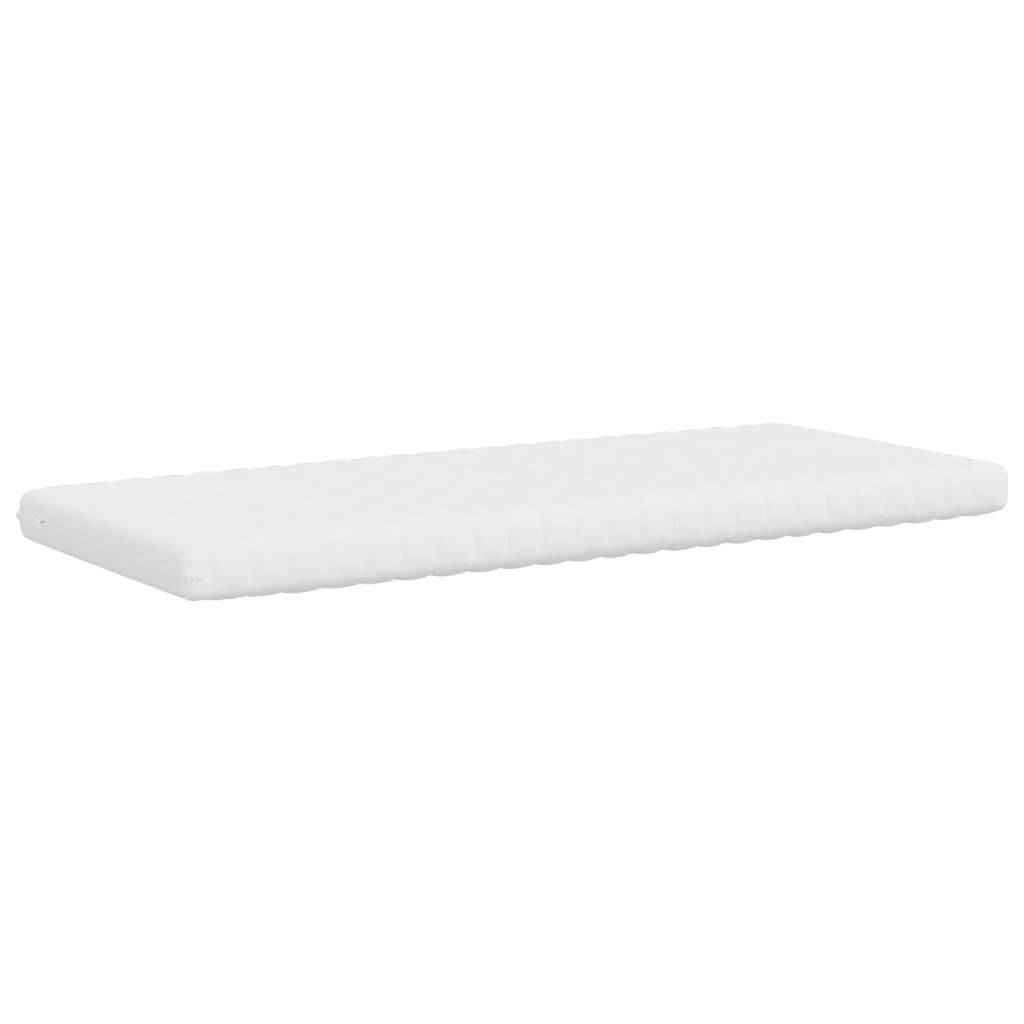 vidaXL Schaumstoffmatratze Weiß 100x220 cm 7-Zonen Härtegrad 20 ILD