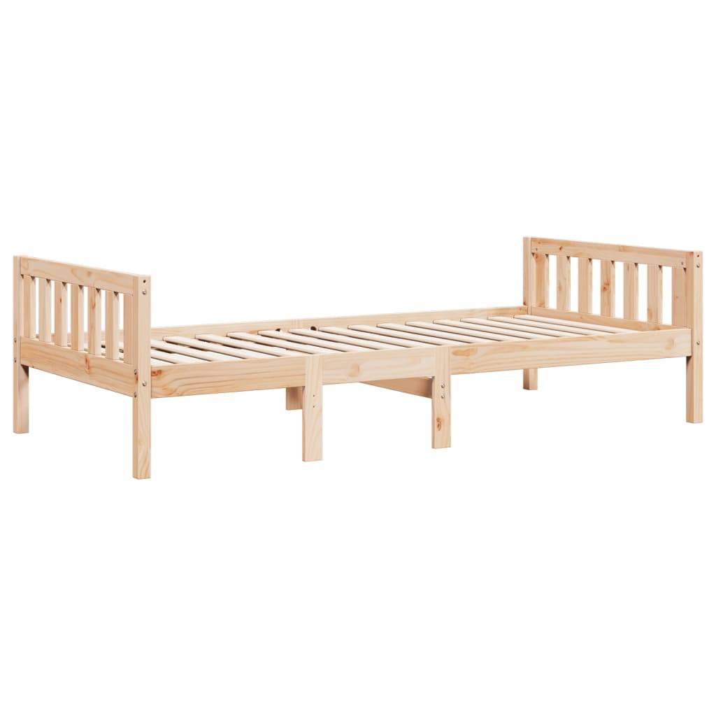 vidaXL Kinderbett ohne Matratze 75x190 cm Massivholz Kiefer