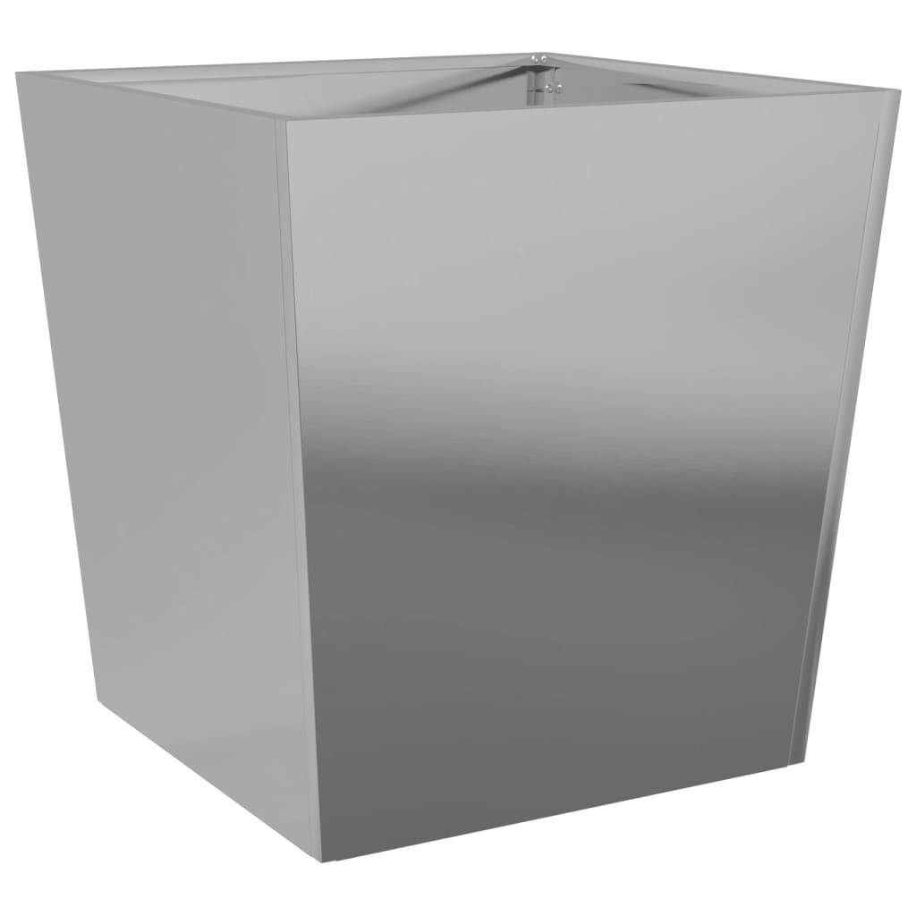 vidaXL Pflanzkübel 50x50x50 cm Verzinkter Stahl