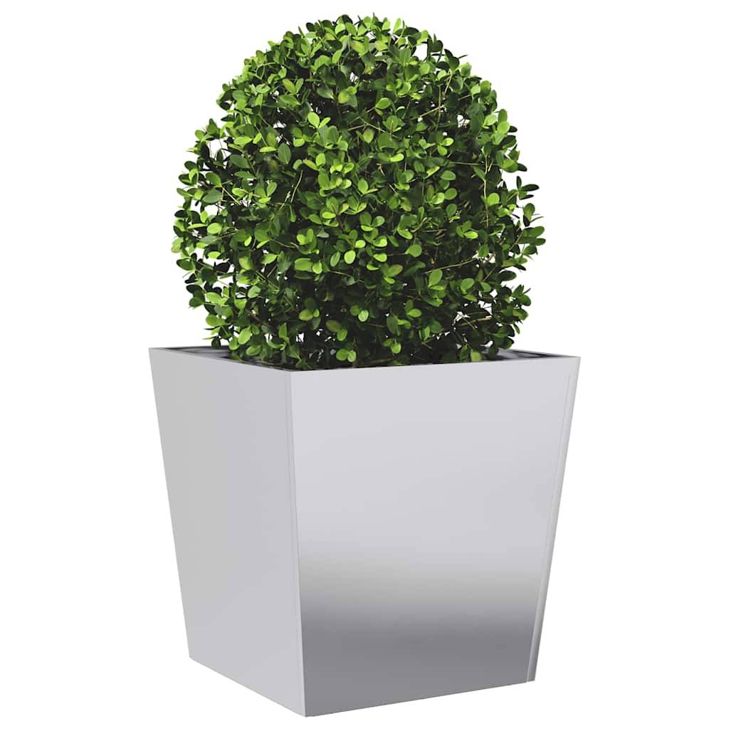 vidaXL Pflanzkübel 50x50x50 cm Verzinkter Stahl