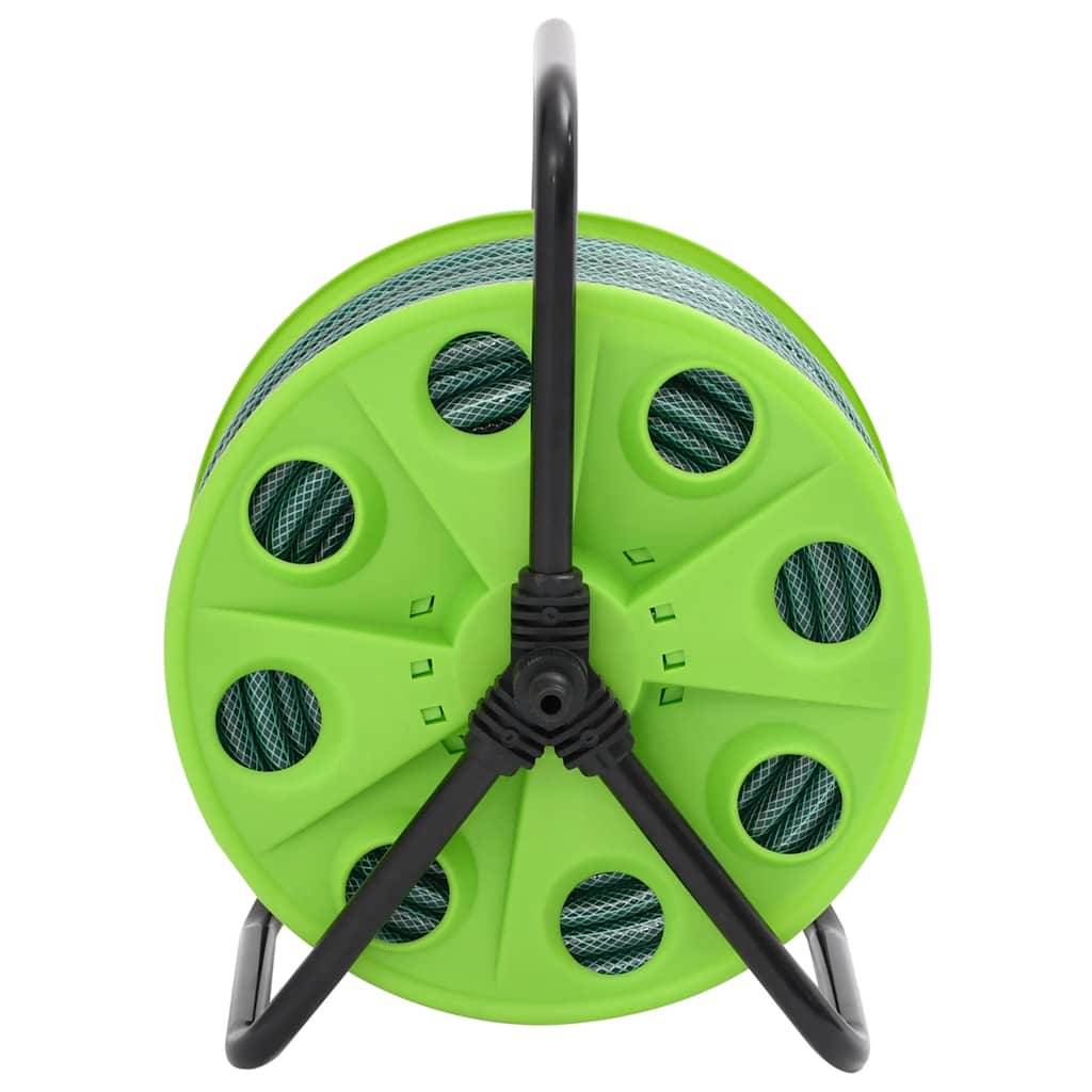 vidaXL Schlauchtrommel Freistehend mit Schlauchanschluss-Set 0,5" 50 m