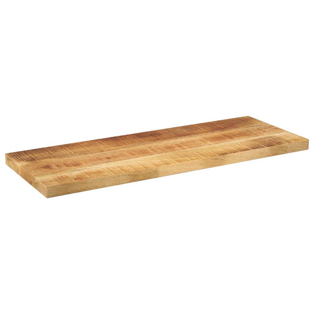 vidaXL Tischplatte 90x20x2,5 cm Rechteckig Raues Massivholz Mango