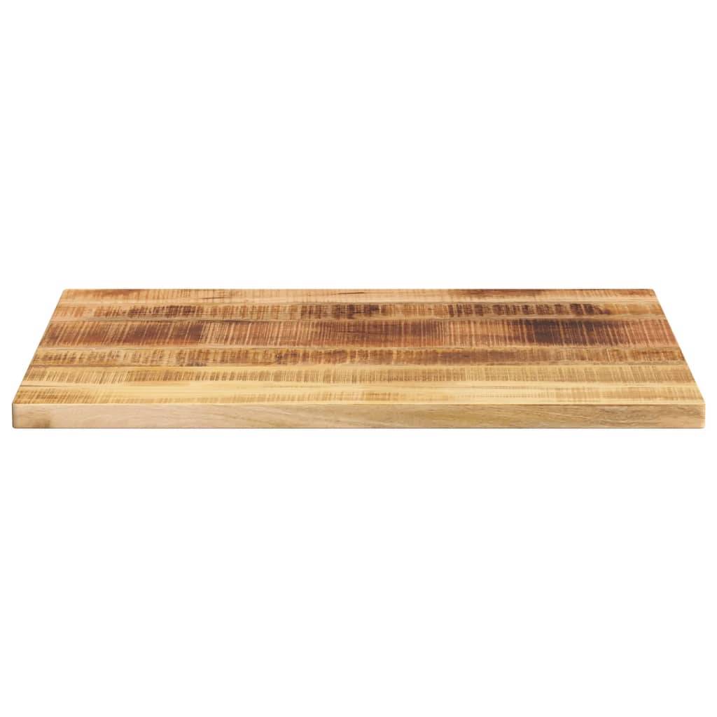 vidaXL Tischplatte 70x60x1,5 cm Rechteckig Raues Massivholz Mango
