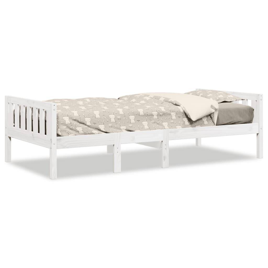vidaXL Kinderbett ohne Matratze Weiß 90x190 cm Massivholz Kiefer