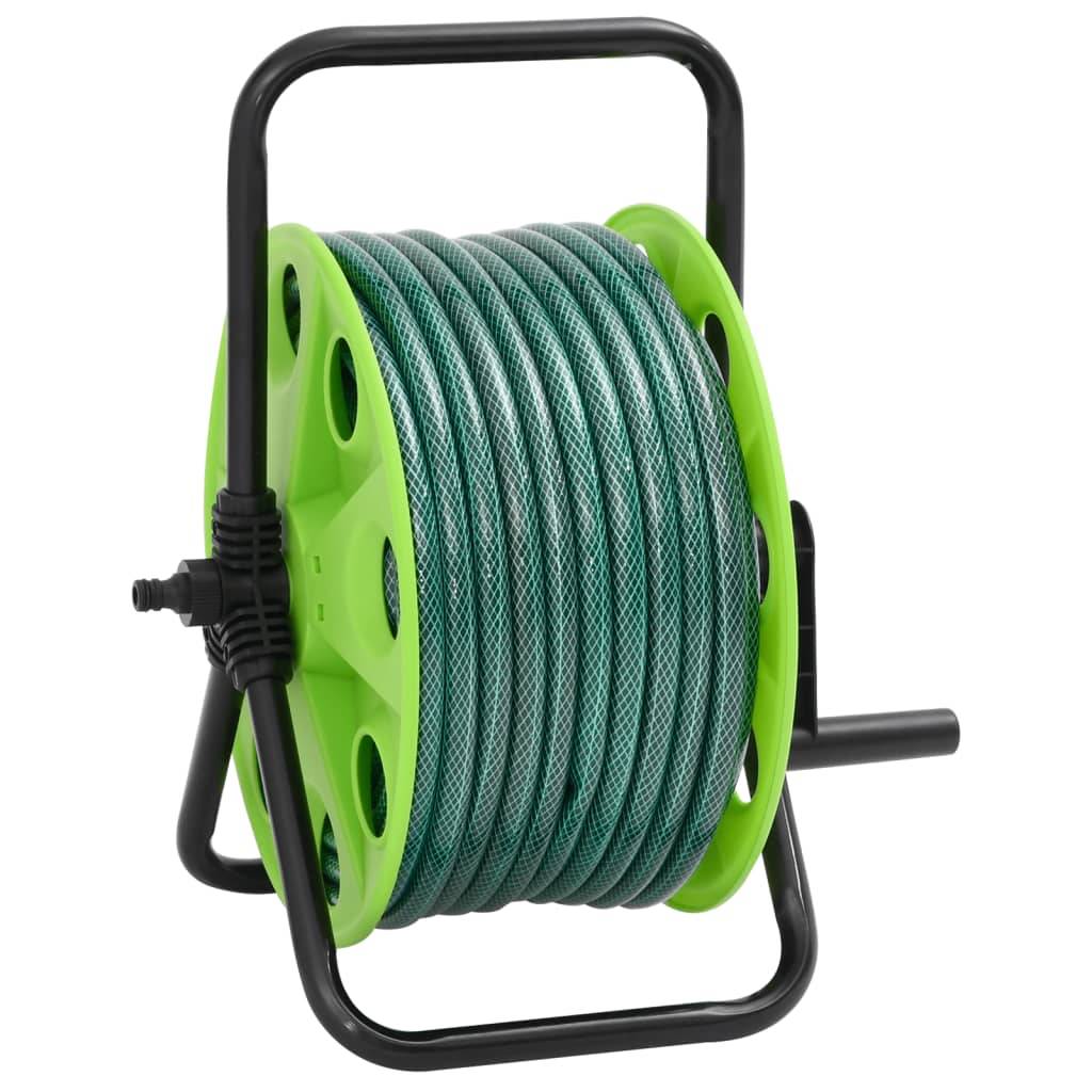 vidaXL Schlauchtrommel Freistehend mit Schlauchanschluss-Set 0,5" 20 m