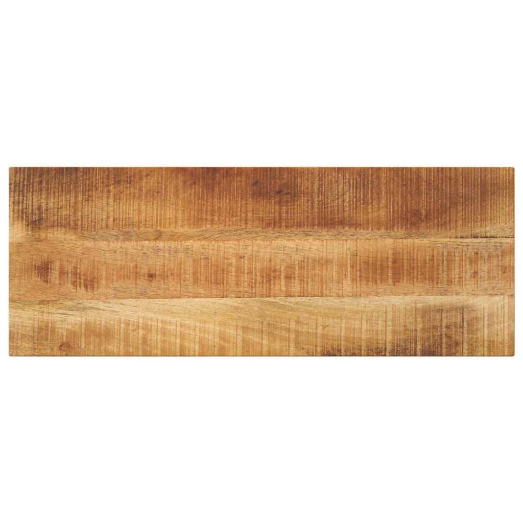 vidaXL Tischplatte 90x20x2,5 cm Rechteckig Raues Massivholz Mango