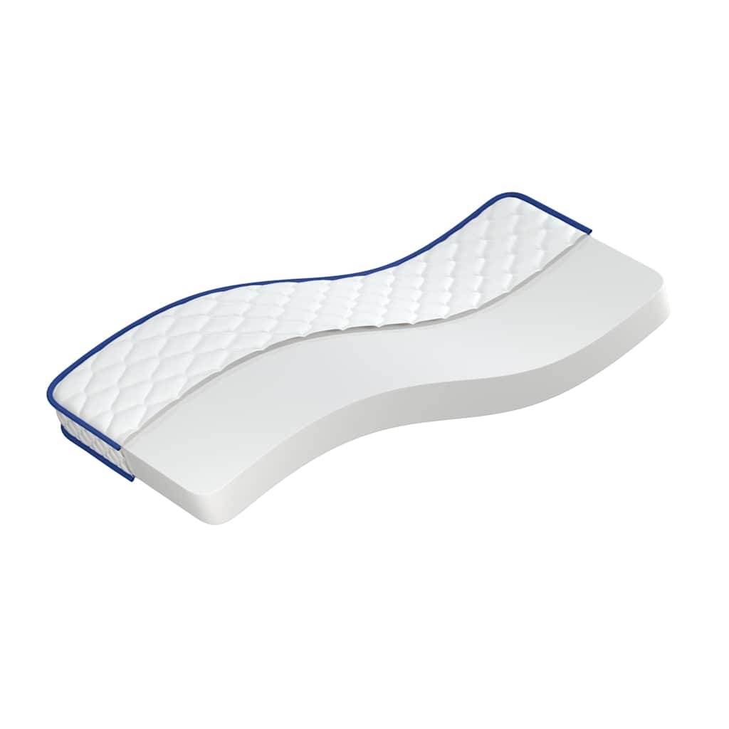 vidaXL Memory-Schaum-Matratze 80x200x17 cm Weiß