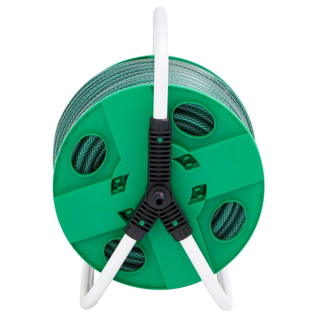vidaXL Schlauchtrommel Freistehend mit Schlauchanschluss-Set 0,5" 20 m