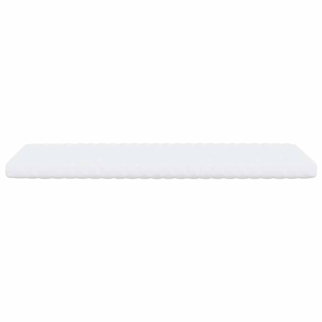 vidaXL Schaumstoffmatratze Weiß 90x210 cm 7-Zonen Härtegrad 20 ILD