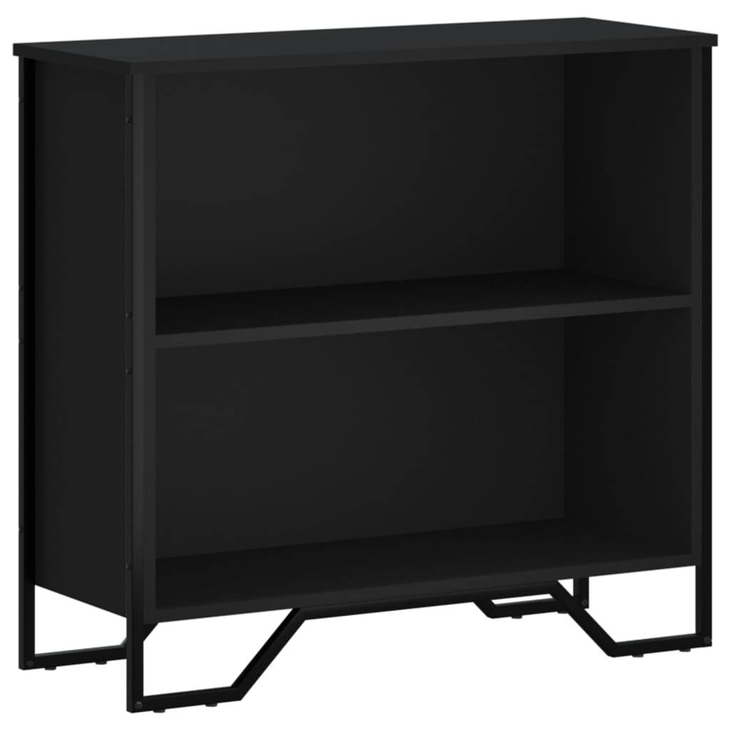 vidaXL Bücherregal Schwarz 80x31x74,5 cm Holzwerkstoff