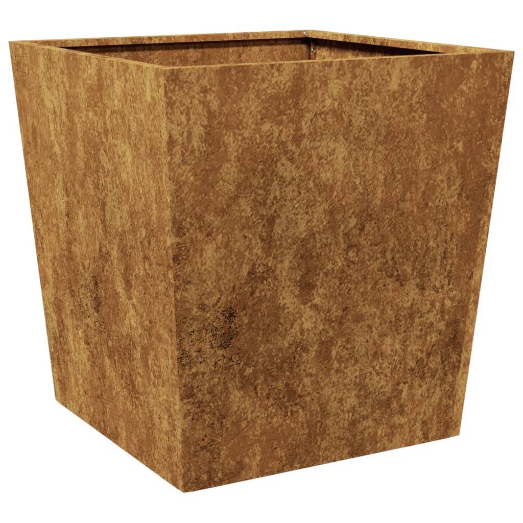 vidaXL Pflanzkübel 50x50x50 cm Wetterfester Stahl