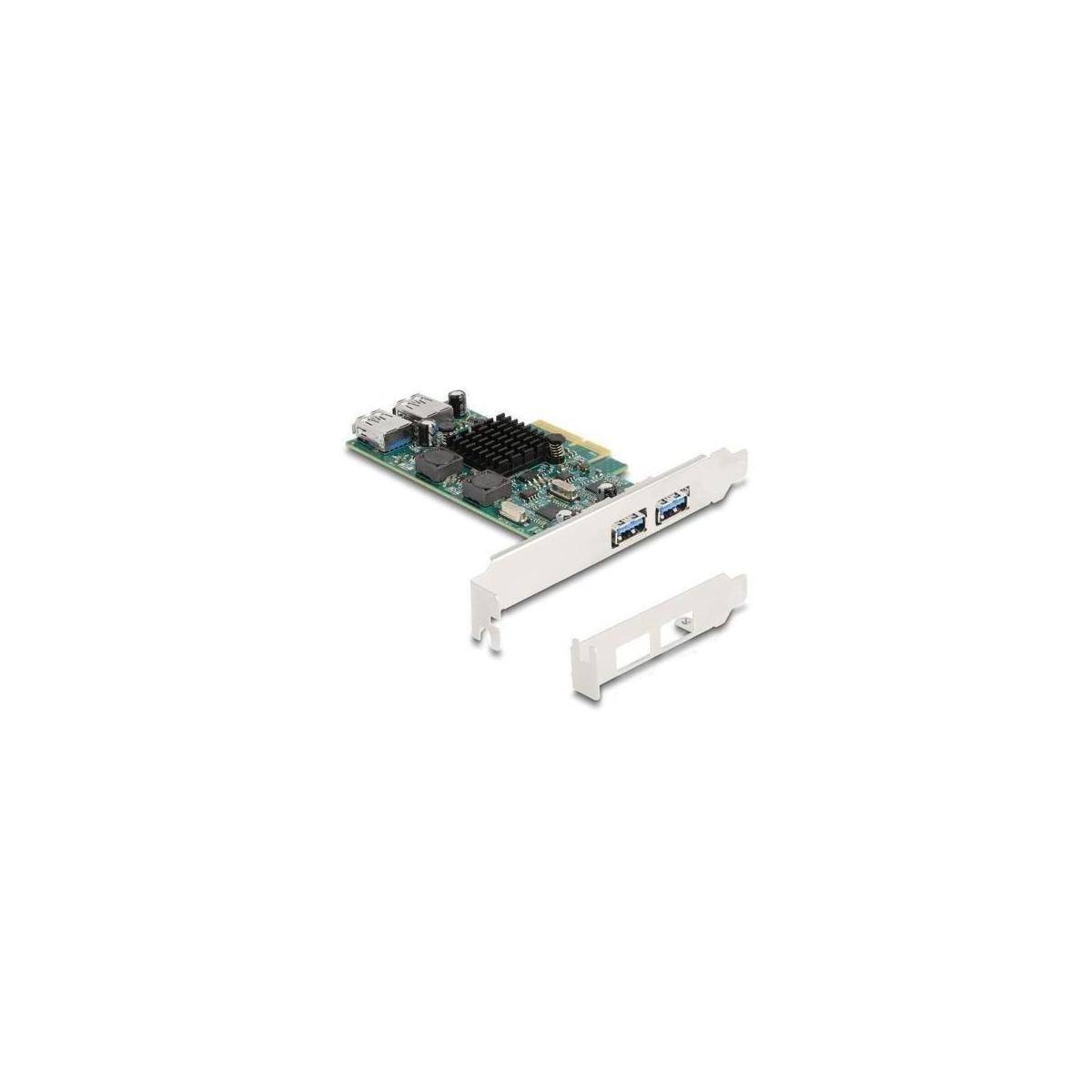90282 - Delock PCI Express x4 Karte zu 2 x extern USB 5 Gbps Typ-A 2 x intern USB 5 Gbp