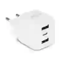 DICOTA - Netzteil - kompakt, Laptop - 32 Watt - 3 A - 3 Ausgabeanschlussstellen (24 pin USB-C, 2 x USB) DICOTA - Netzteil - kompakt, Laptop - 32 Watt - 3 A - 3 Ausgabeanschlussstellen (24 pin USB-C, 2 x USB)