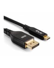 Club 3D USB TYPE-C TO DISPLAYPORT DP80 BIDIRECTIONAL VESA CERTIFIED CABLE 1M/3.28 FT Kabel Digital/Daten Digital/Display/Video 1 m