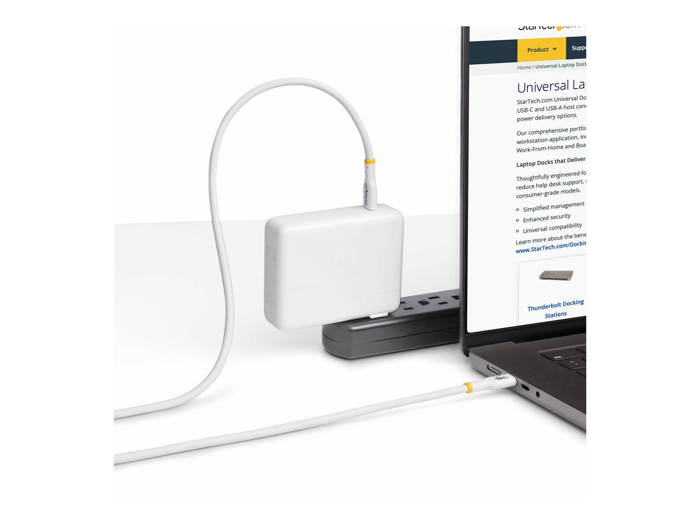StarTech.com 2m USB-C Ladekabel, USB-IF zertifiziert, 240W PD EPR, M/M - USB-Kabel - 24 pin USB-C (M)