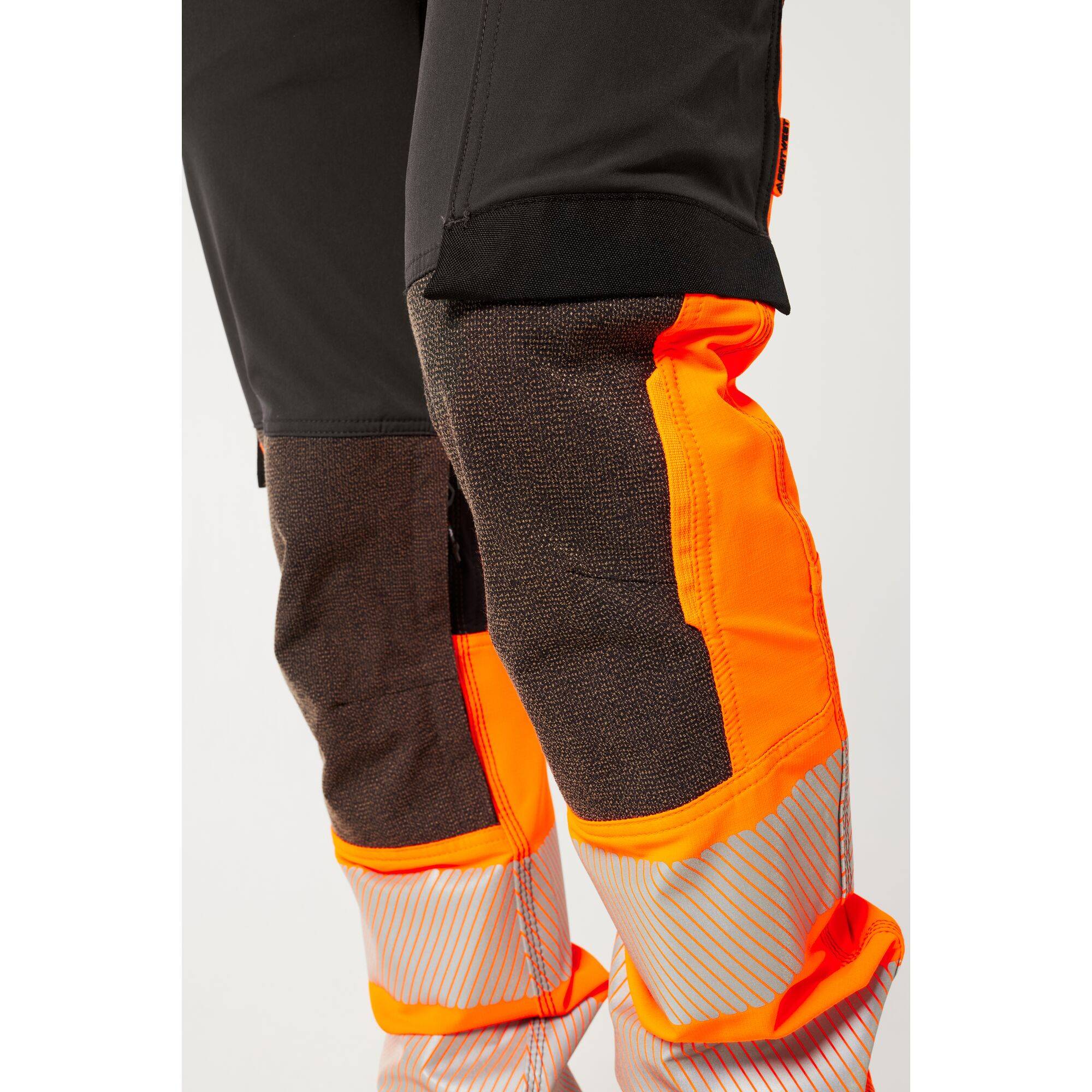 Portwest® EV4 Warnschutz Stretch Bundhose Klasse 1 Orange/Metallgrau mit abnehmbaren Holstertaschen EV442 33