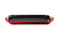 LE CREUSET - 20132400600460 - Rechteckig - Grillpfanne - Schwarz - Rot - Emaille