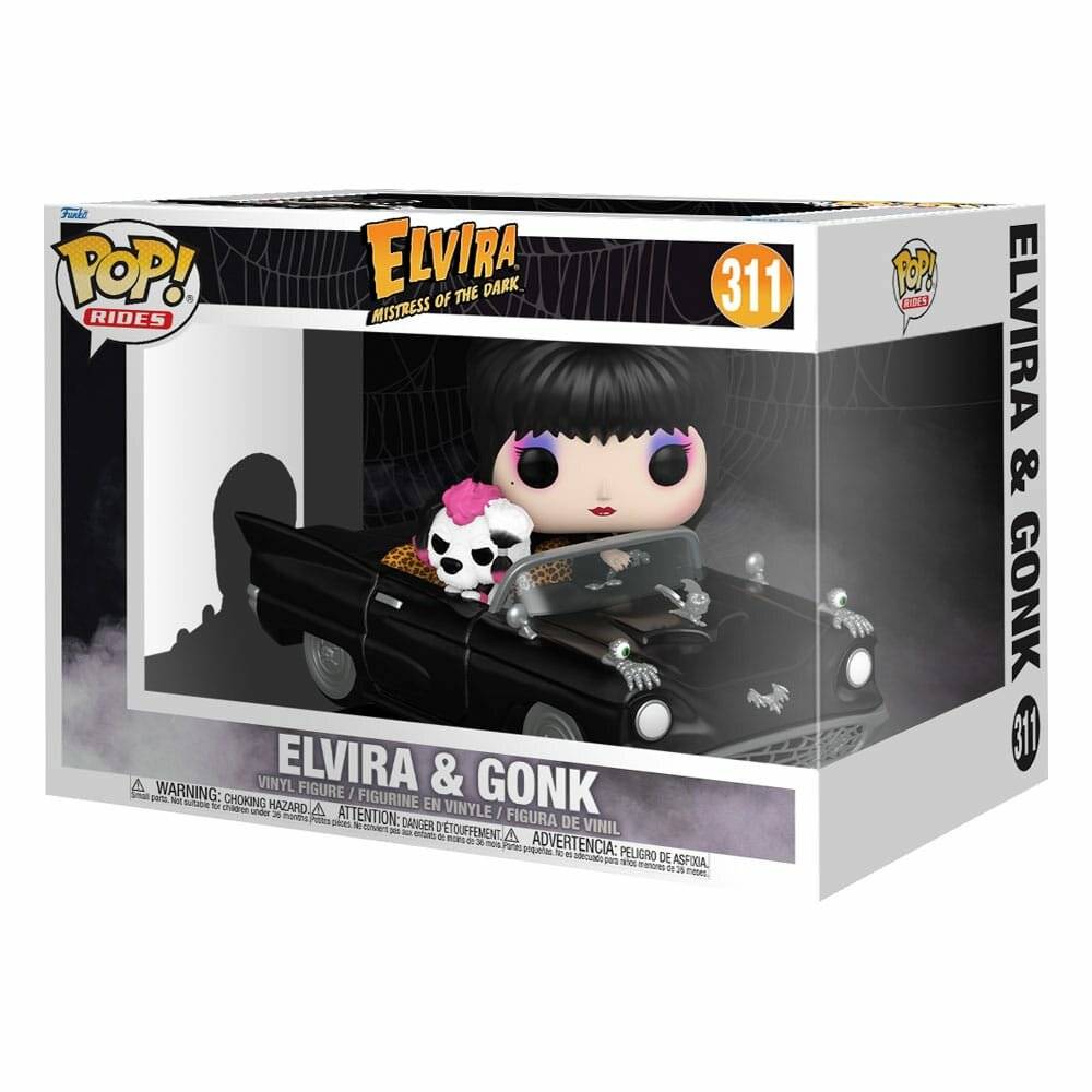 POP Figur Rides Deluxe Elvira Herrin der Finsternis Elvira & Gonk