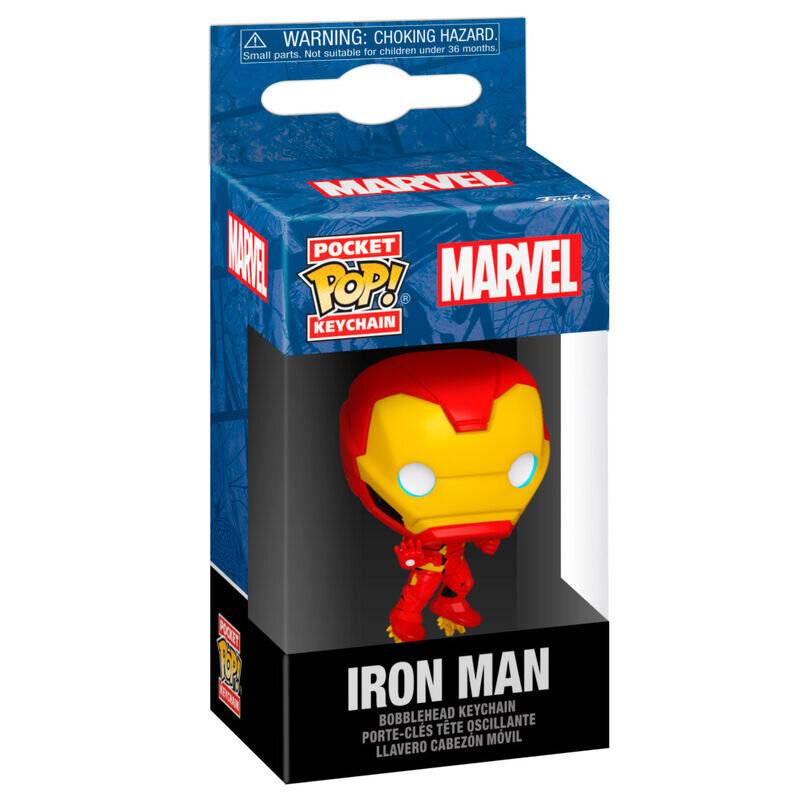 Marvel POP! Vinyl Schlüsselanhänger 4 cm New Classics - Iron Man Display (12)