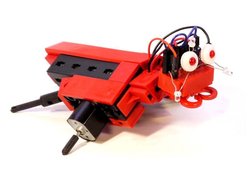 varikabi FT (Fischertechnik) - Roboter-Bausatz zum Stecken mit 12 Funktionen, Elektronik-Bausatz von VARIOBOT