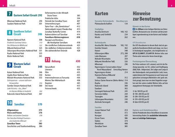 Reise Know-How Reiseführer Tansanias Nationalparks, Sansibar