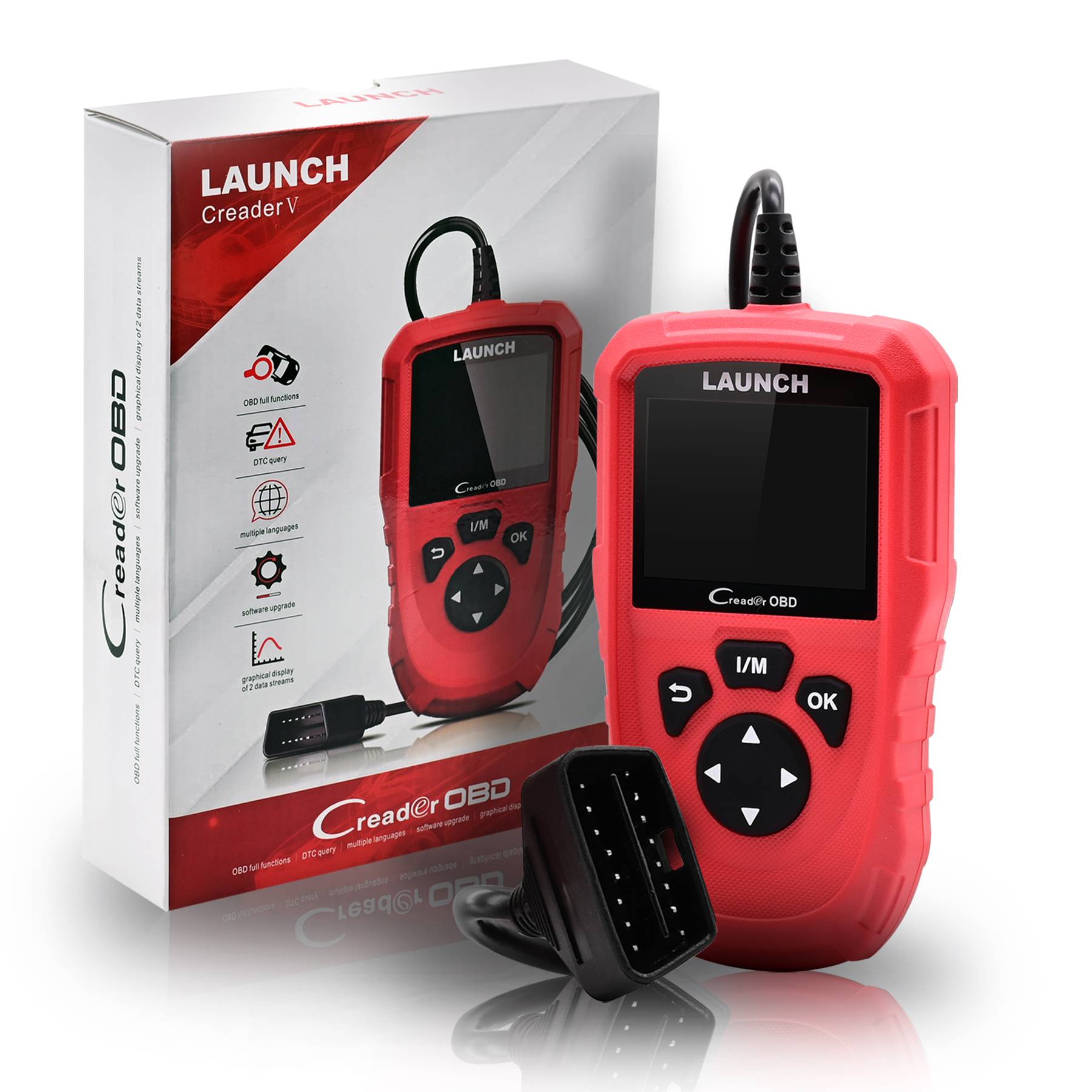 LAUNCH CReader OBD OBD2 KFZ Diagnosegerät Scanner Tester Fehler lesen löschen