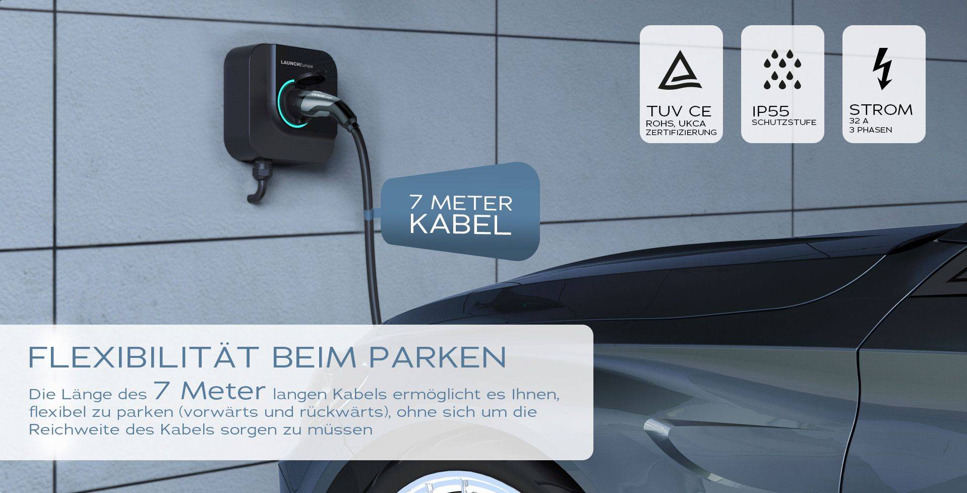 EV Charging Cable | HV Ladekabel 11kW | 7m