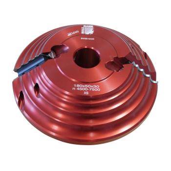 Holzmann Abrundmesserkopf konkav 180x50x30mm PAF180