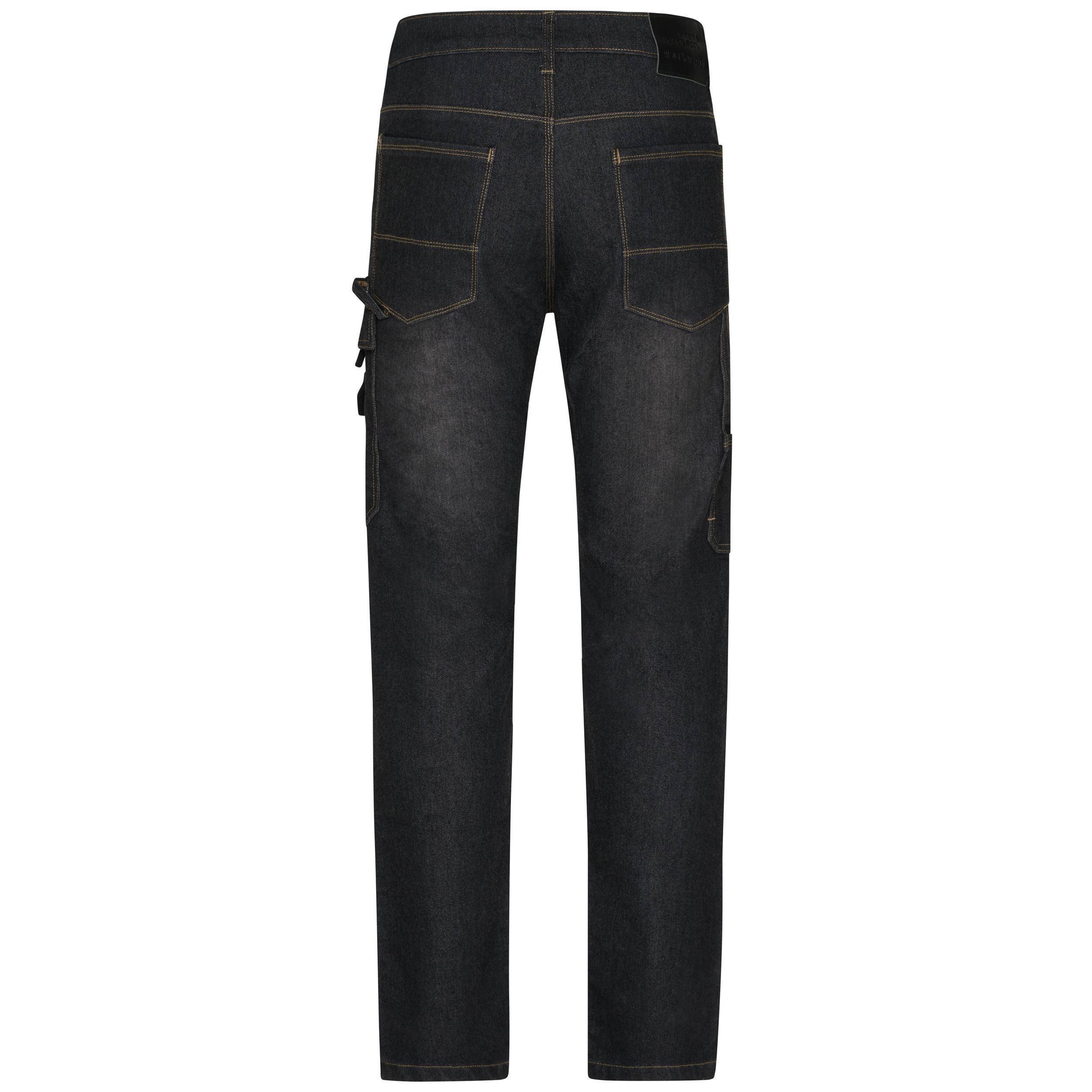 James & Nicholson® JN875 Workwear Stretch-Jeans black-denim_62