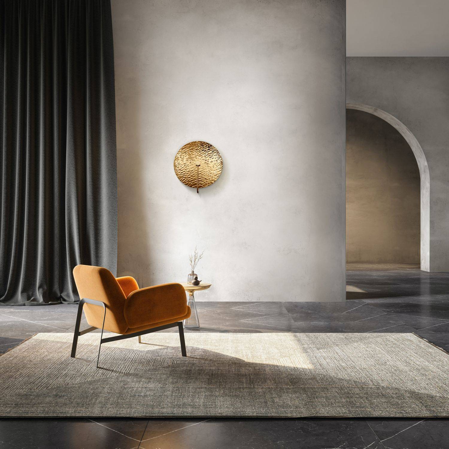 Licht-Erlebnisse LE116428 Wandlampe Nele G9 aus Metall Glas in Gold Wandleuchte