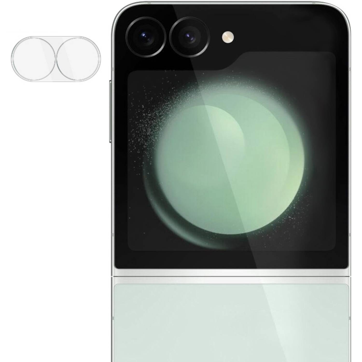 Für Samsung Galaxy Z Flip6 5G Schutz Glas Back Kamera Komplettschutz