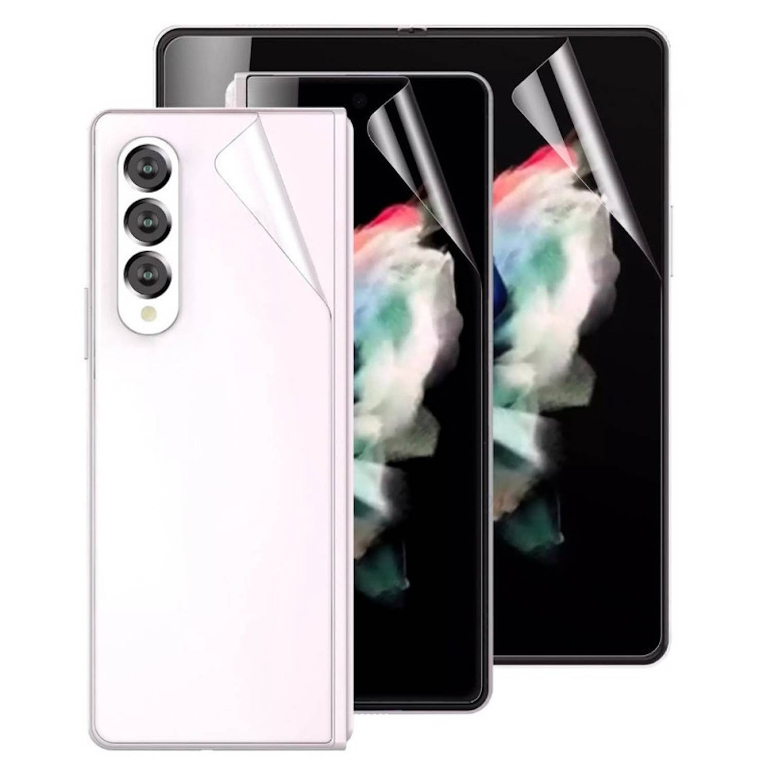 Für Samsung Galaxy Z Fold6 3 in 1 Protector Hydrogel Display Folie