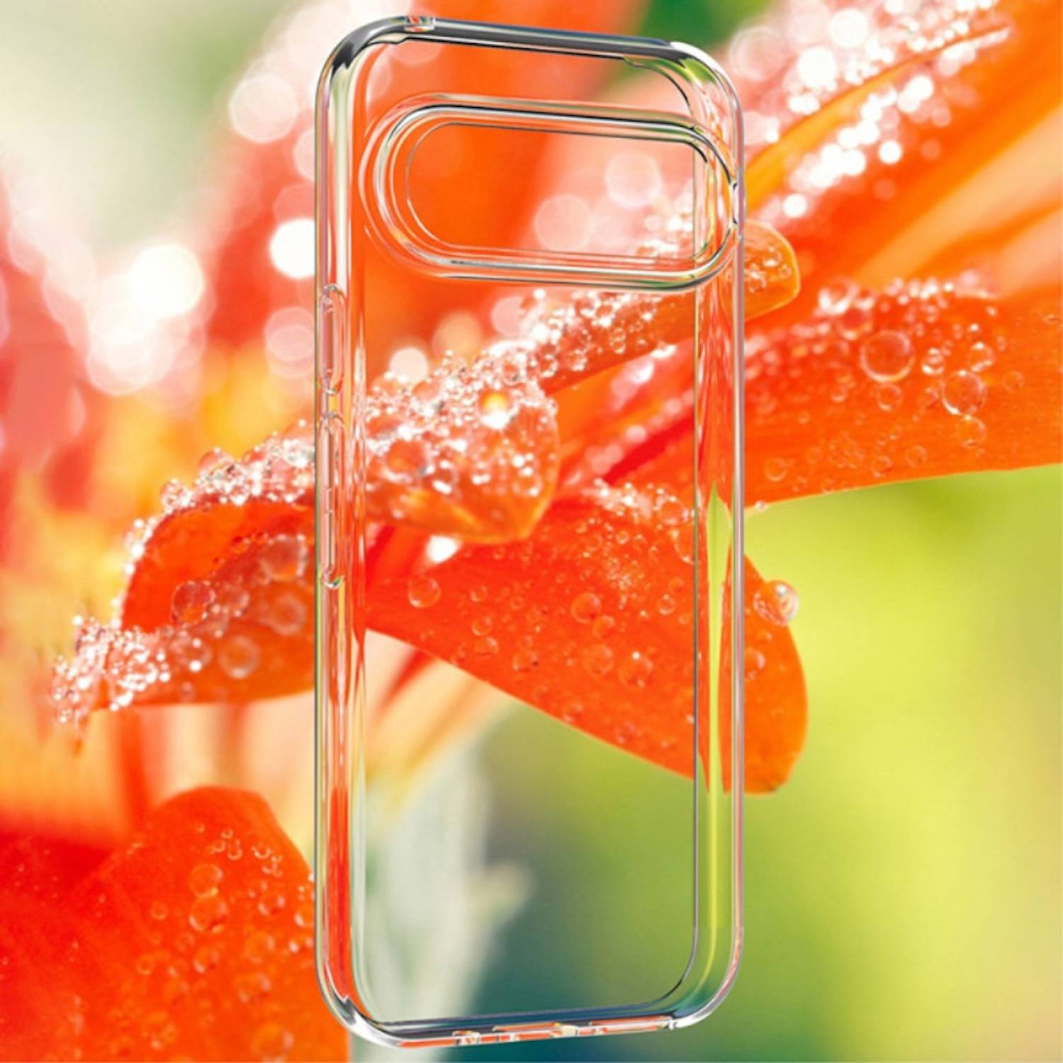 Für Google Pixel 9 Pro XL Silikon TPU Schutz Handy Hülle Transparent