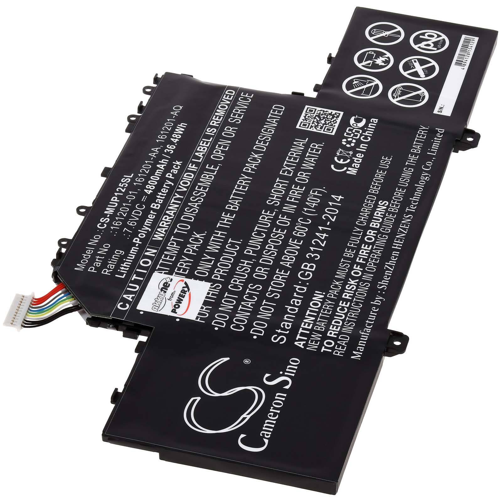 Powery Akku kompatibel mit Xiaomi Typ 161201-AQ, 7,6V, Li-Polymer