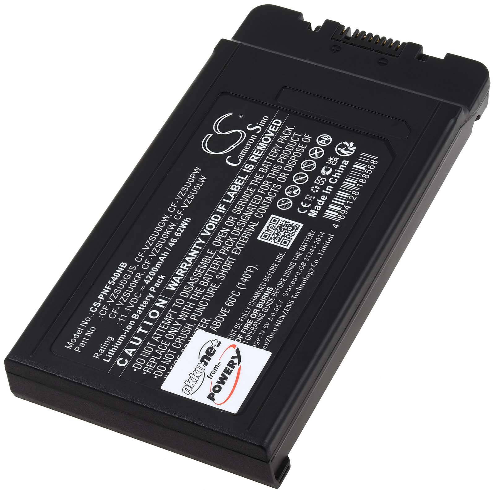 Powery Akku kompatibel mit Panasonic Typ CF-VZSUOPW, 11,1V, Li-Ion