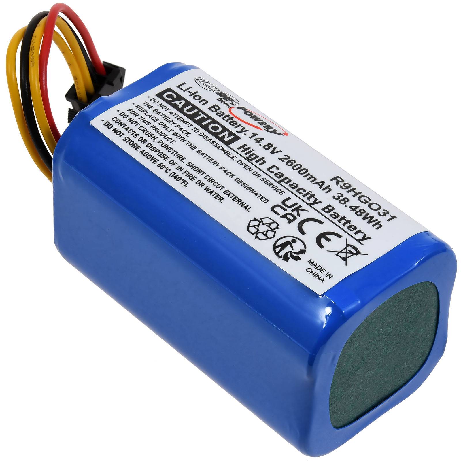 Powery Akku für Easyhome 805312 Saugroboter, 14,8V, Li-Ion