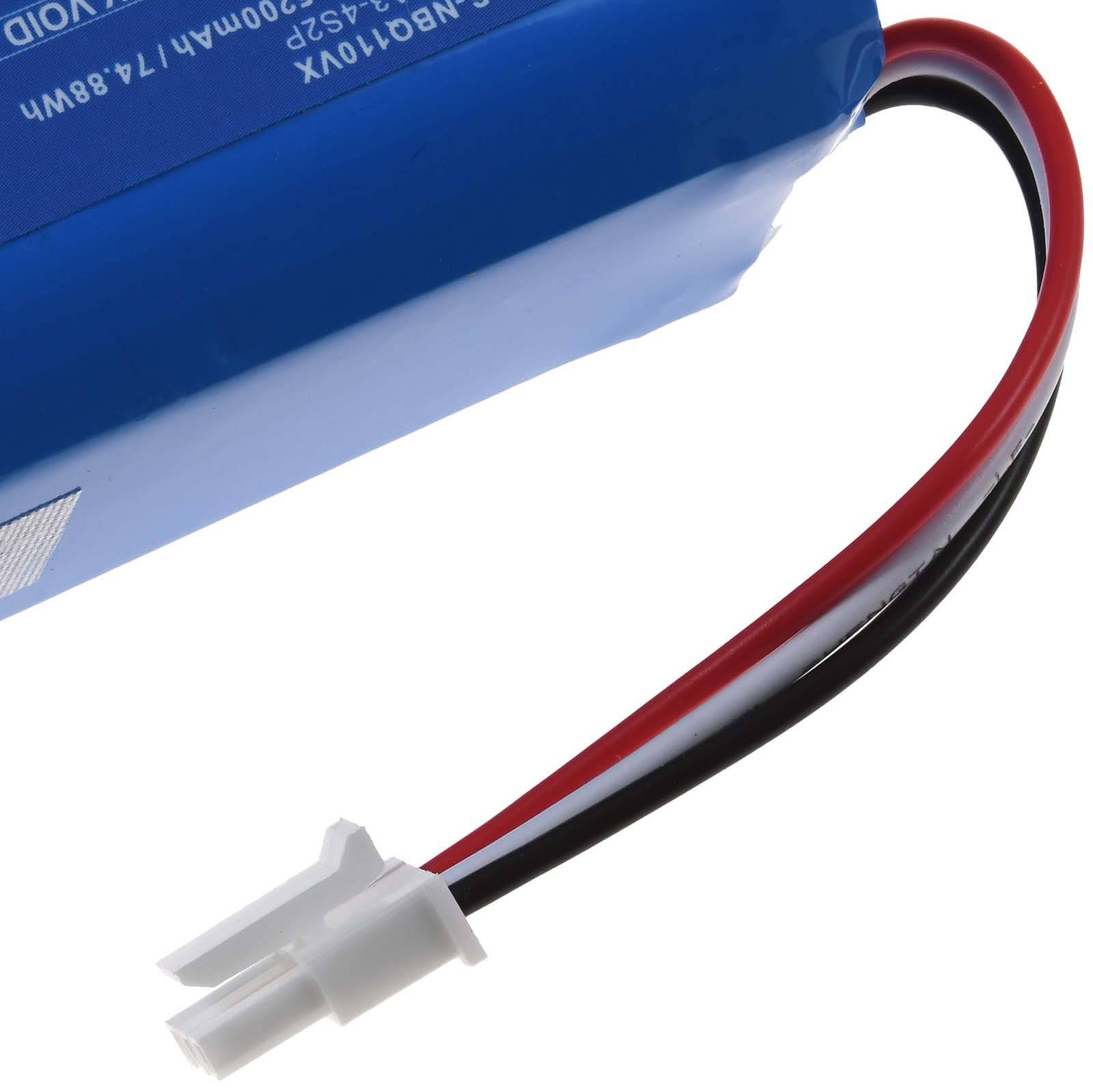 Powery Akku passend für Saugroboter Neabot NoMo Q11 Typ C1048A2, 14,4V, Li-Ion