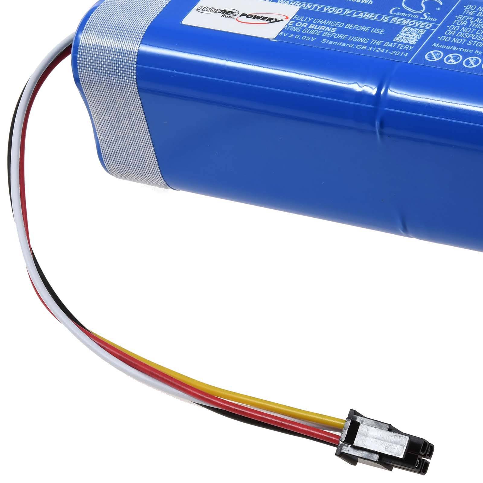 Powery Akku passend für Saugroboter Midea M7 Pro M7 Max Typ BP14452A, 14,4V, Li-Ion