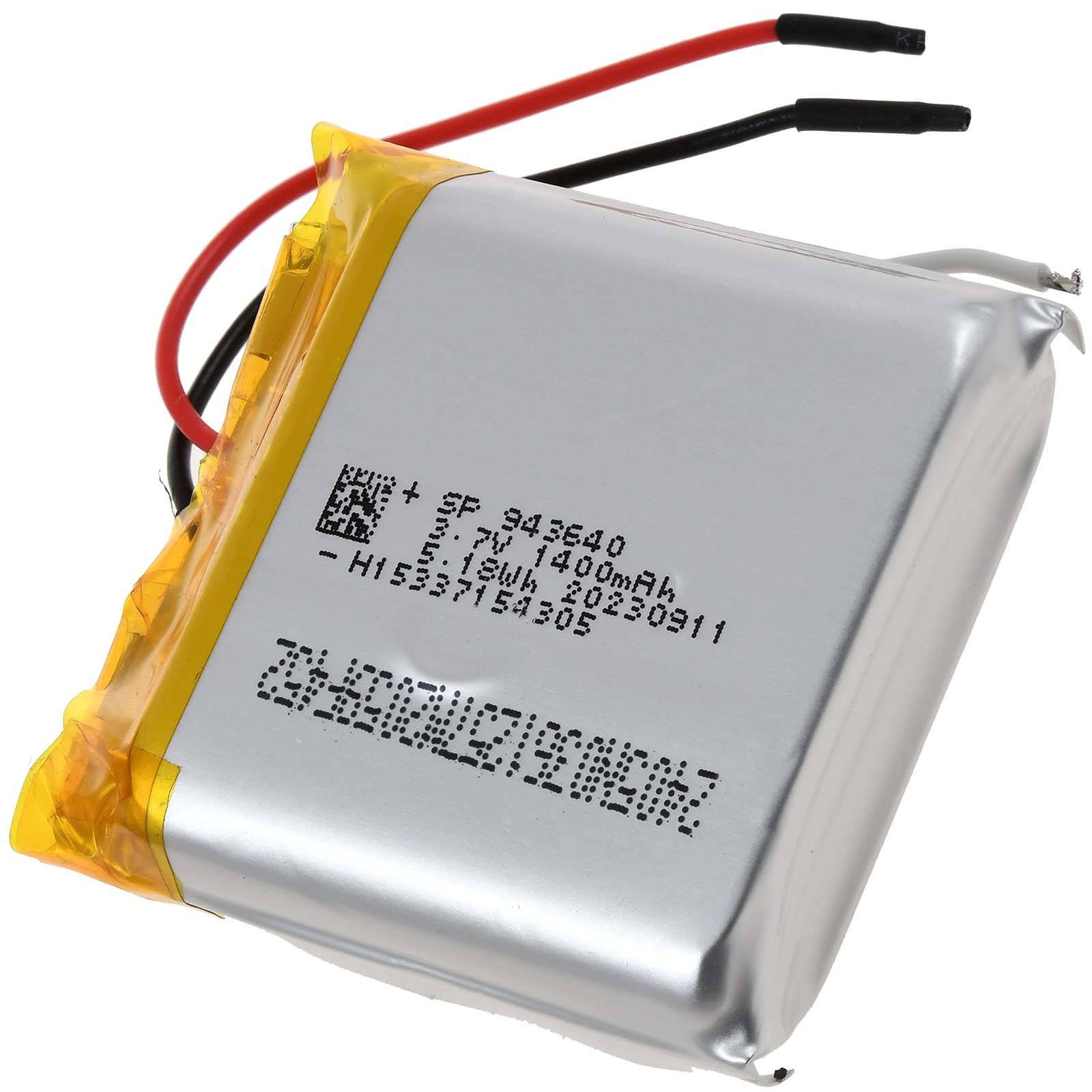 Powery Akku passend für Bluetooth-Freisprecheinrichtung Jabra Freeway HFS1000 Typ AHB903740, 3,7V, Li-Polymer