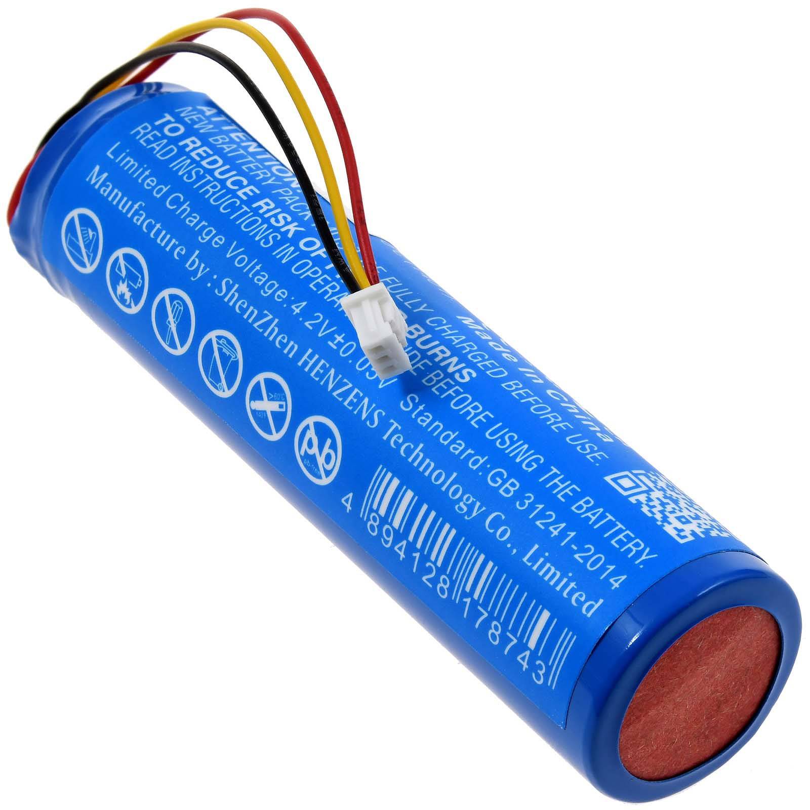 Powery Akku kompatibel mit Corsair Typ ICR18650, 3,7V, Li-Ion