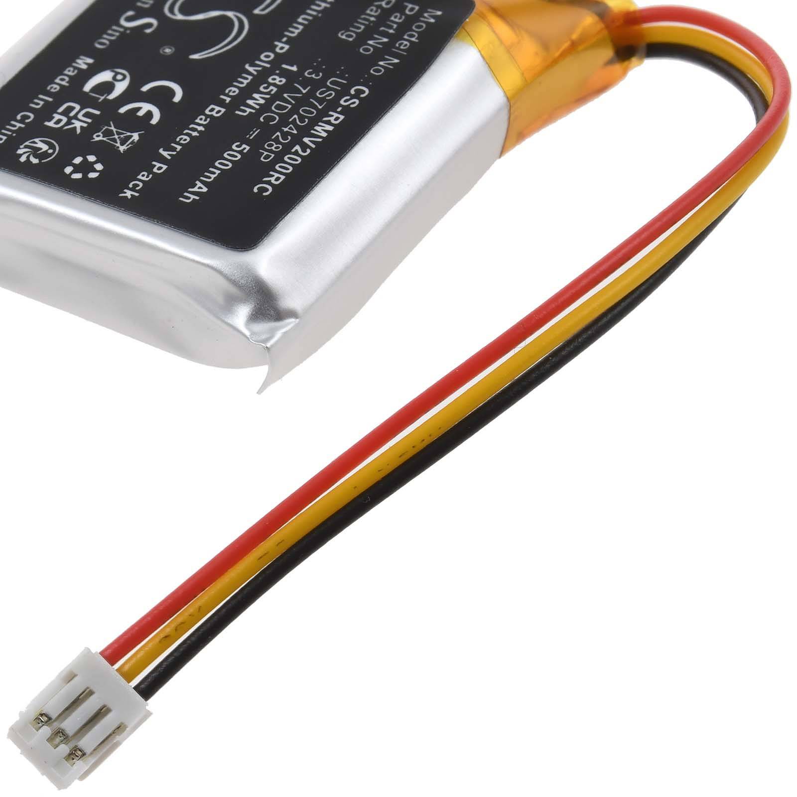 Powery Akku passend für Gaming-Maus Razer Viper Ultimate Viper V2 Pro Typ US702428P, 3,7V, Li-Polymer
