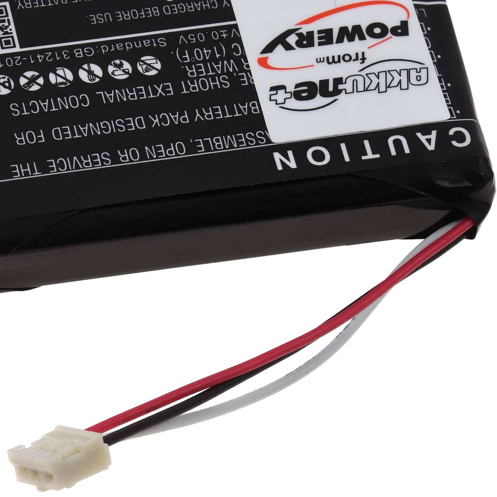 Powery Akku kompatibel mit Safescan Typ 131-0477, 7,4V, Li-Polymer