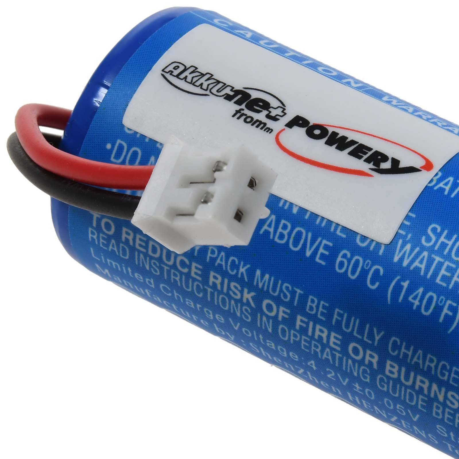 Powery Akku für Rowenta NU9460N0/23 Depilator Wet & Dry SPA Sensation, 3,7V, Li-Ion