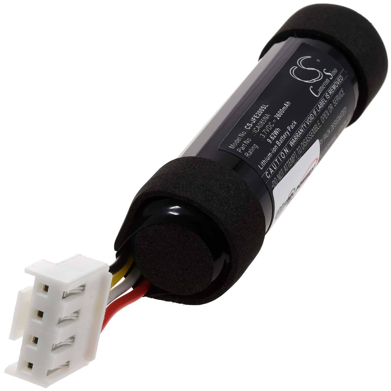 Powery Akku passend für Lautsprecher JBL Flip Essential 2 Typ ICA085NA, 3,7V, Li-Ion