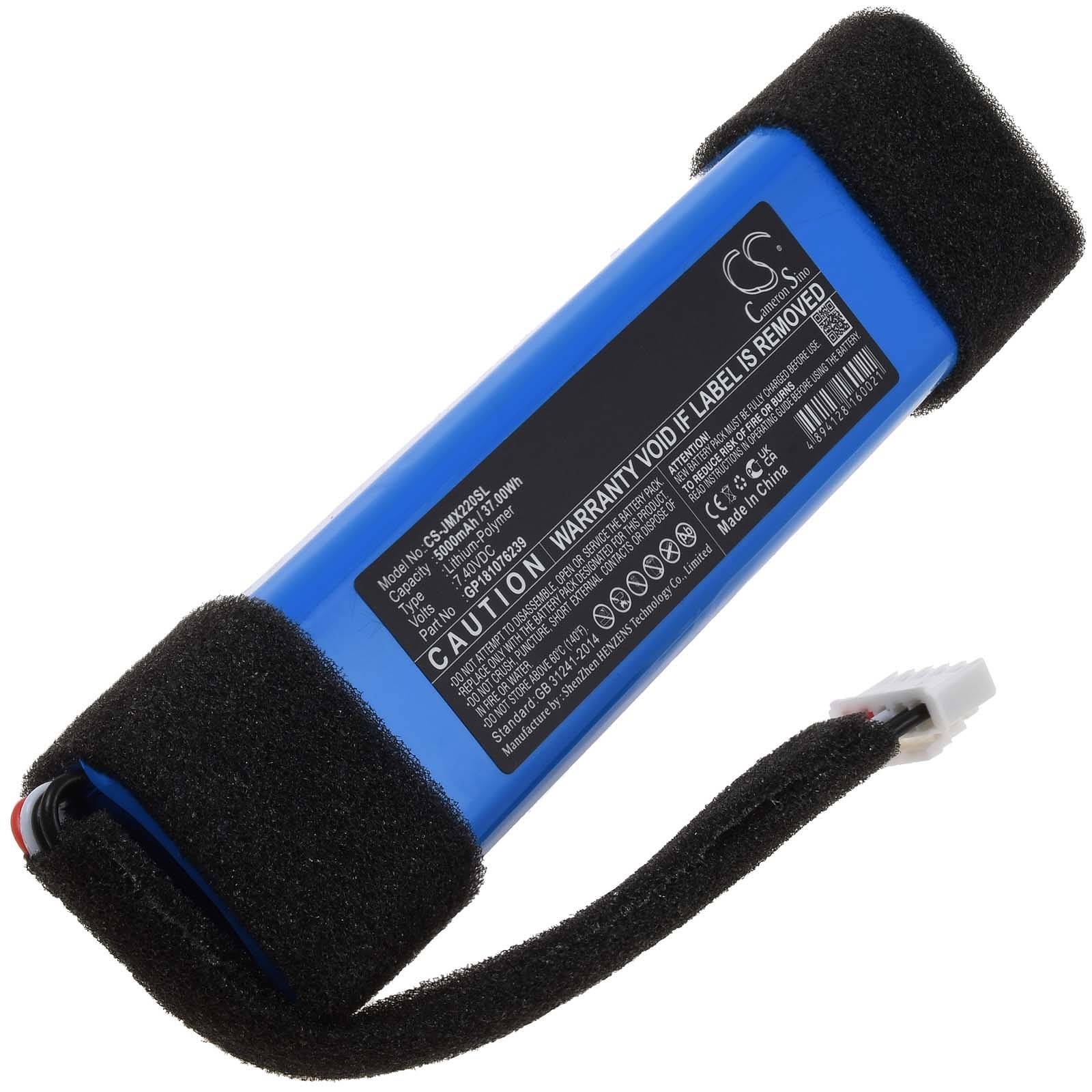 Powery Akku passend für Lautsprecher JBL Xtreme Special Edition Typ GP181076239, 7,4V, Li-Polymer