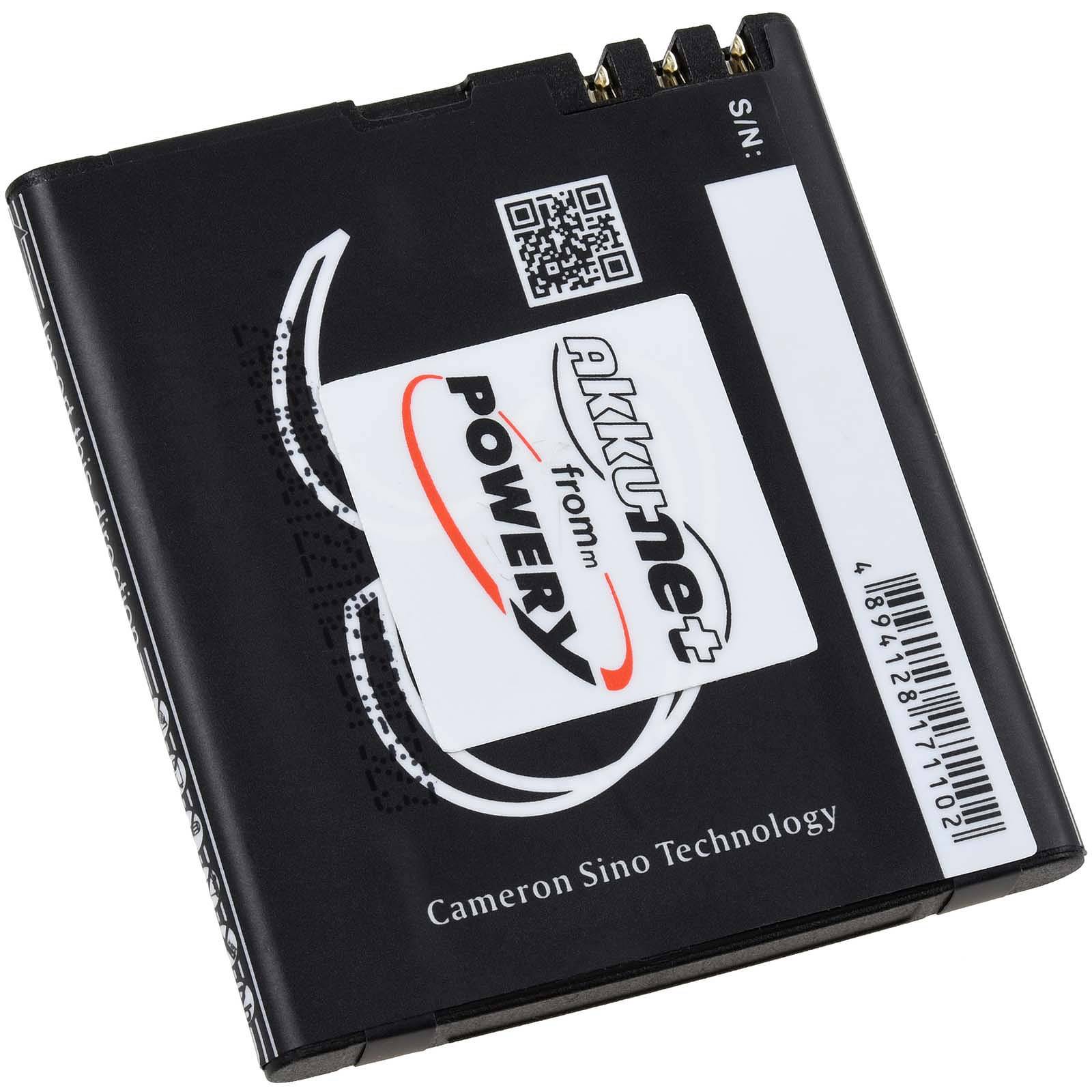 Powery Akku passend für Handy Beafon SL495 SL595 SL595 Plus Typ 1ICP/4/25/40, 3,7V, Li-Ion