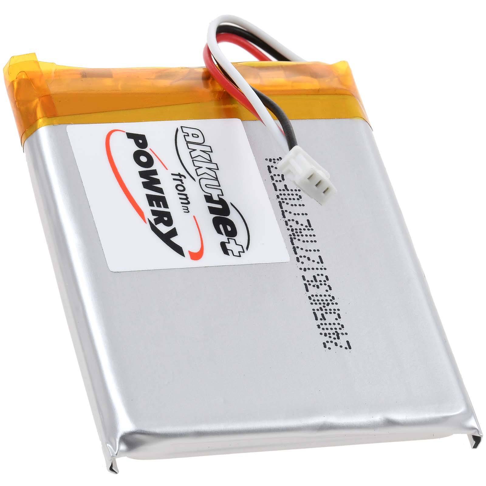 Powery Akku passend für Gaming-Headset Corsair HS75 XB HS70 SE Void Pro RGB Typ AEC524050, 3,7V, Li-Polymer