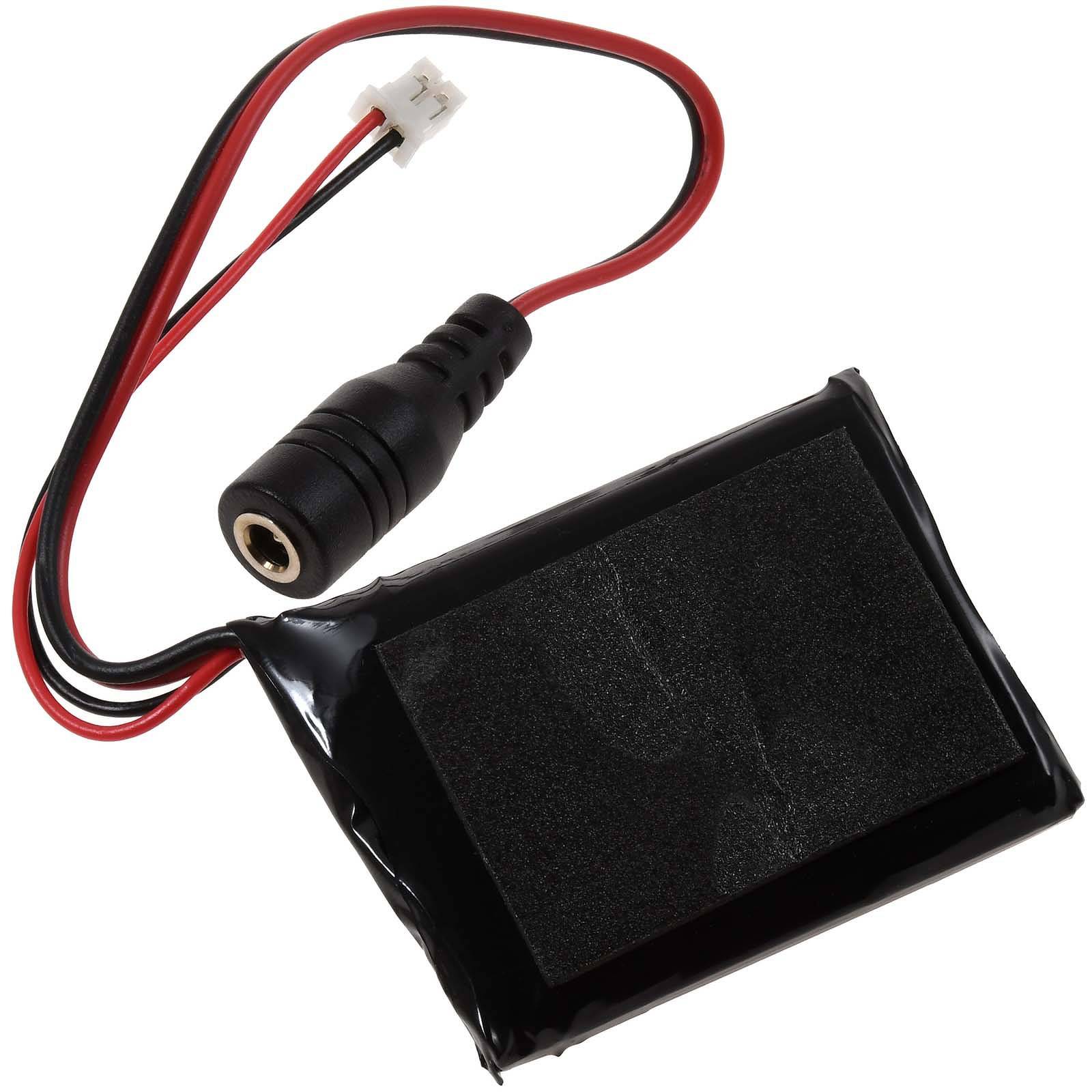 Powery Akku für Nolan N-COM B902 L N-COM B902 R Motorrad-Headset, 3,7V, Li-Polymer