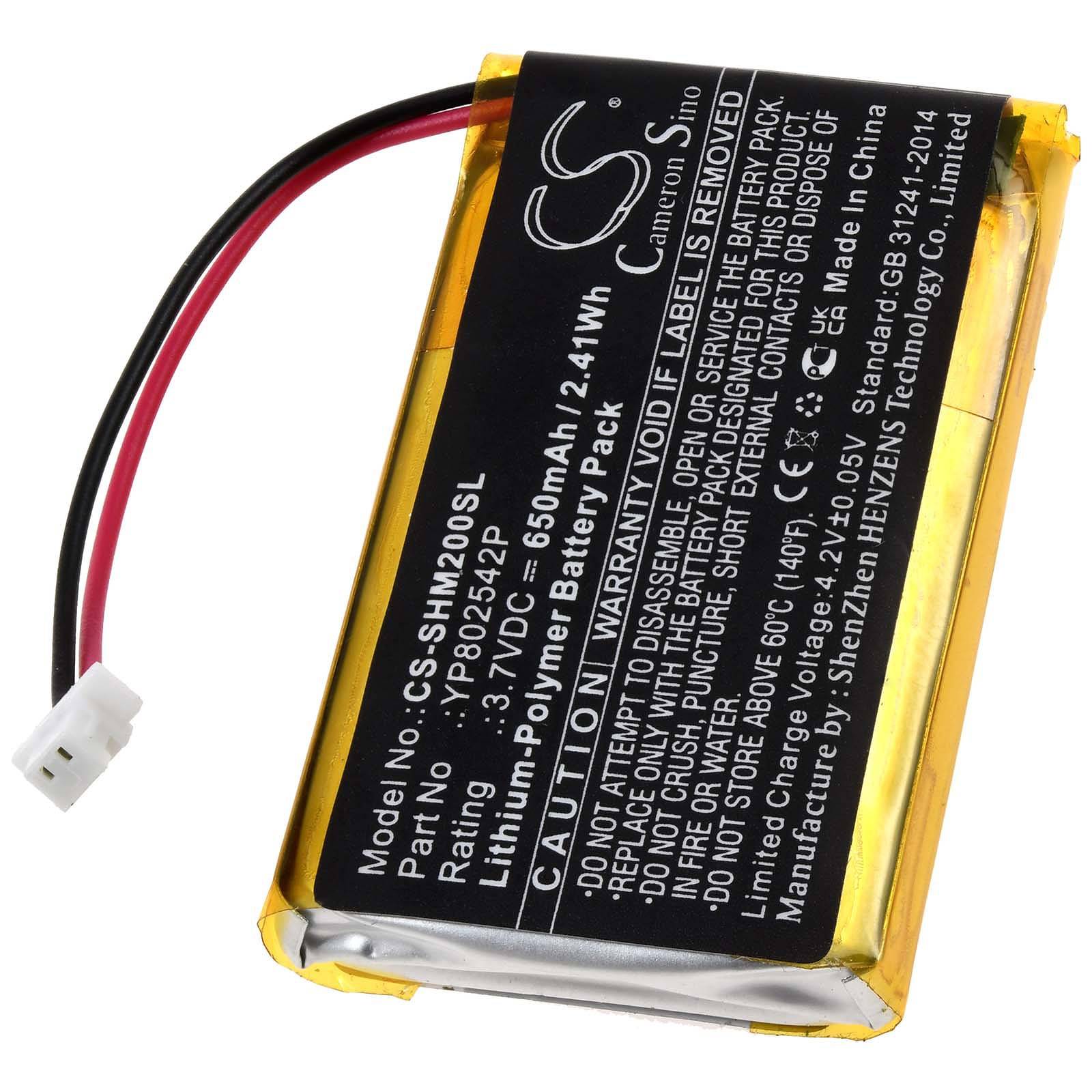 Powery Akku kompatibel mit Sena Typ YP802542P, 3,7V, Li-Polymer