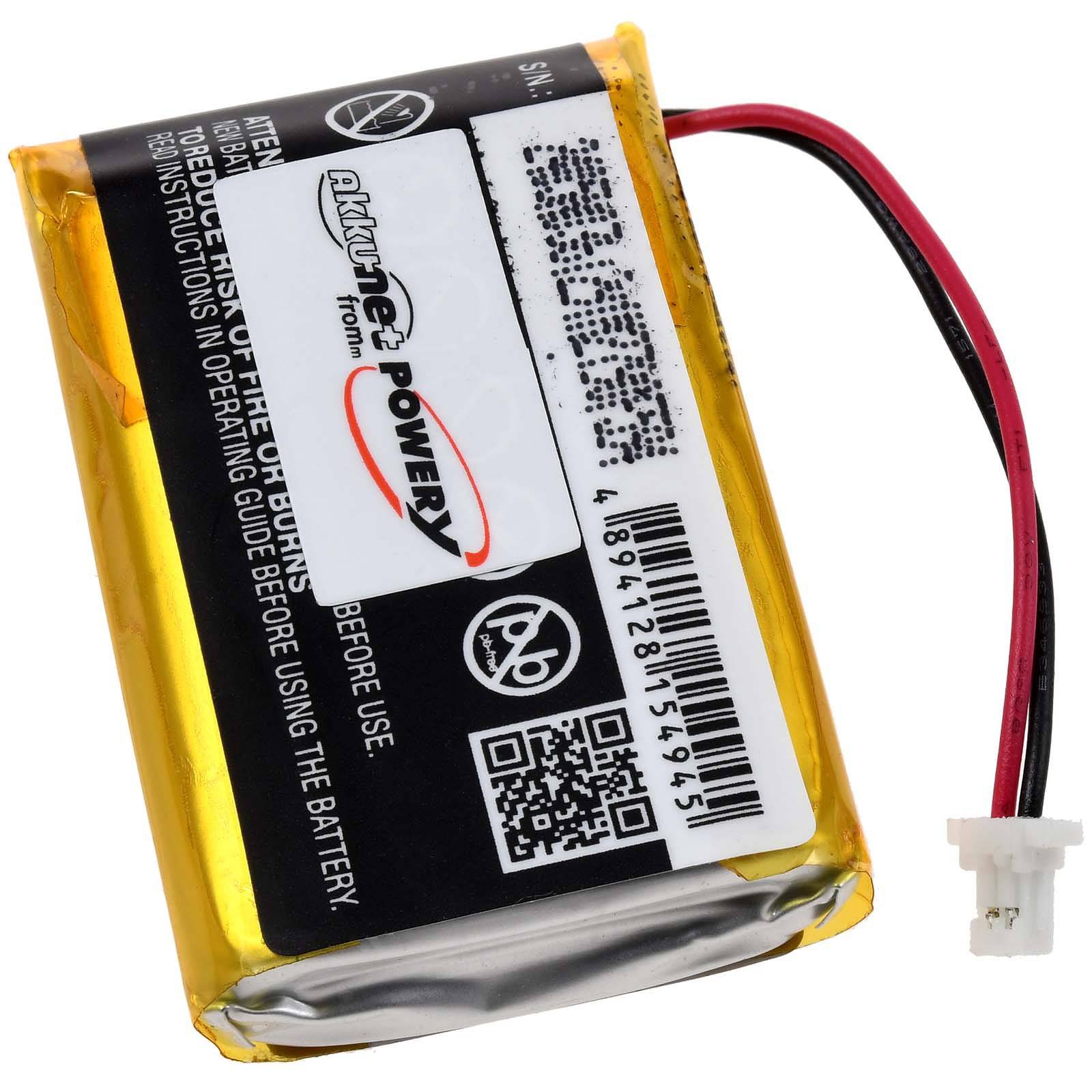 Powery Akku passend für Headset Sena SMH-10S SMH-20S Typ YP802542P, 3,7V, Li-Polymer
